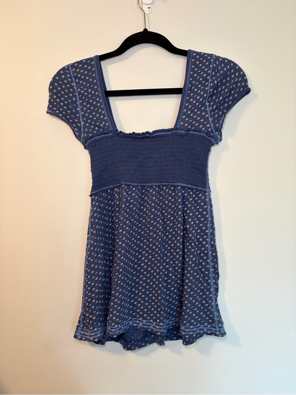 Hollister Women’s Floral Babydoll Top Y2K 2000s Coquette - Picture 3 of 5
